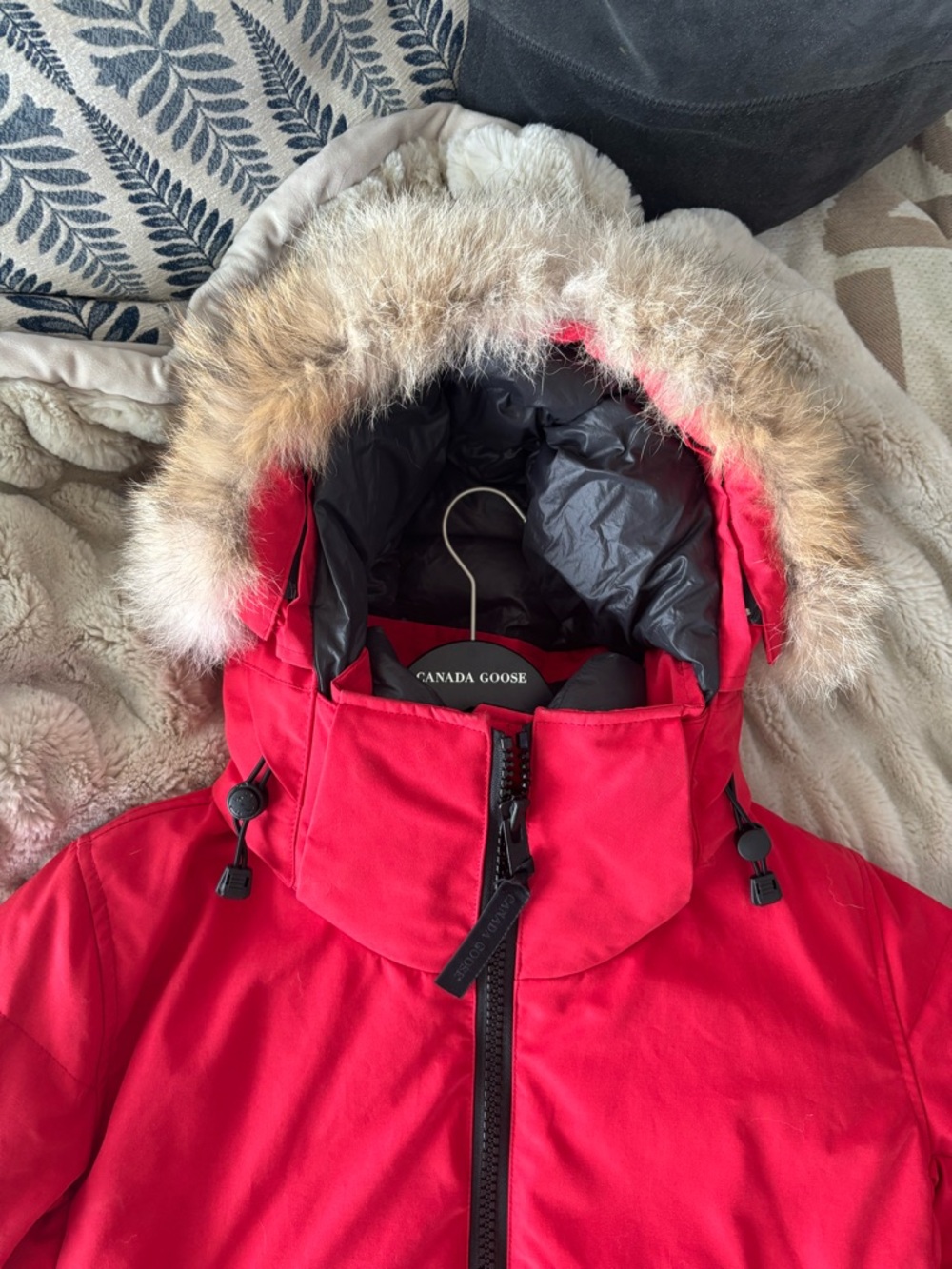 Canada Goose Women’s Kenton Black Label Parka Sz Lg - Picture 2 of 8